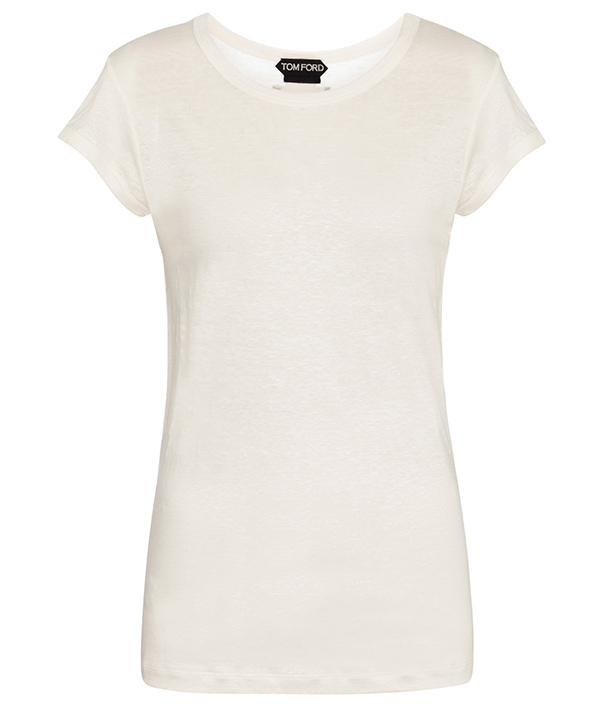 Linen-blend t-shirt, Tom Ford